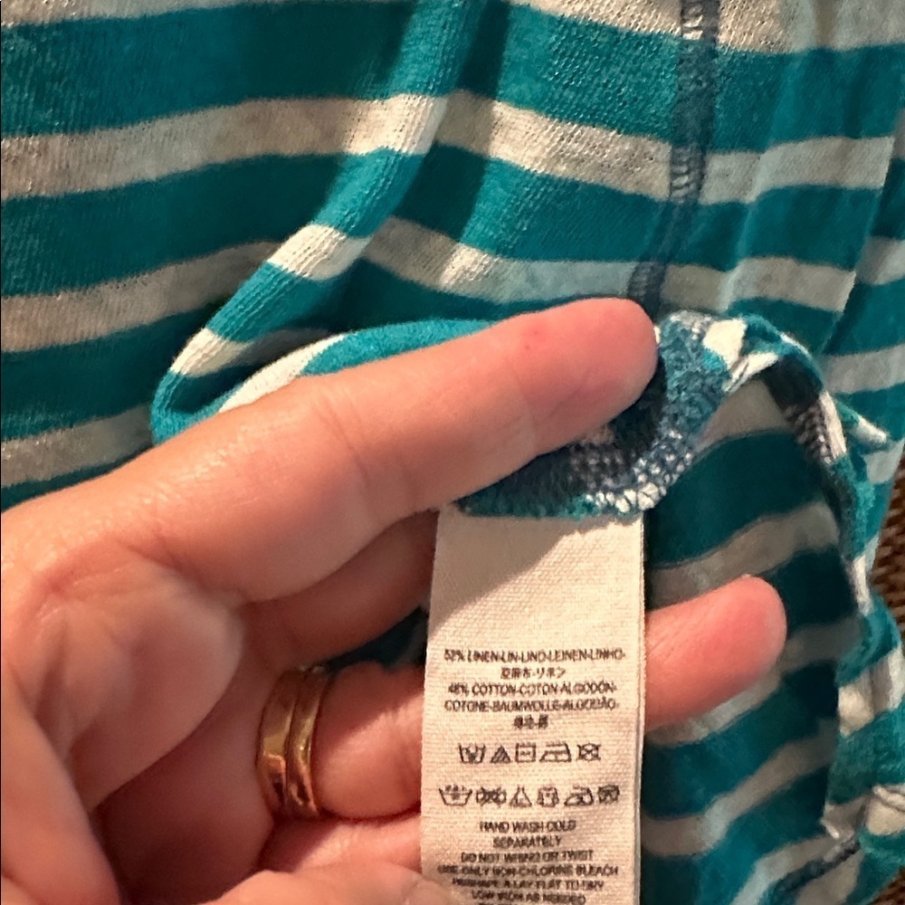 Free People Beach house Tank Top Striped SzXS-S - Picture 7 of 8